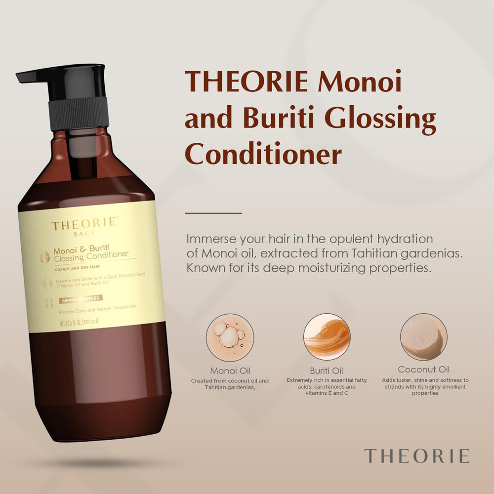 Theorie Monoi Buriti - texture crème, démêlage et hydratation facilitée