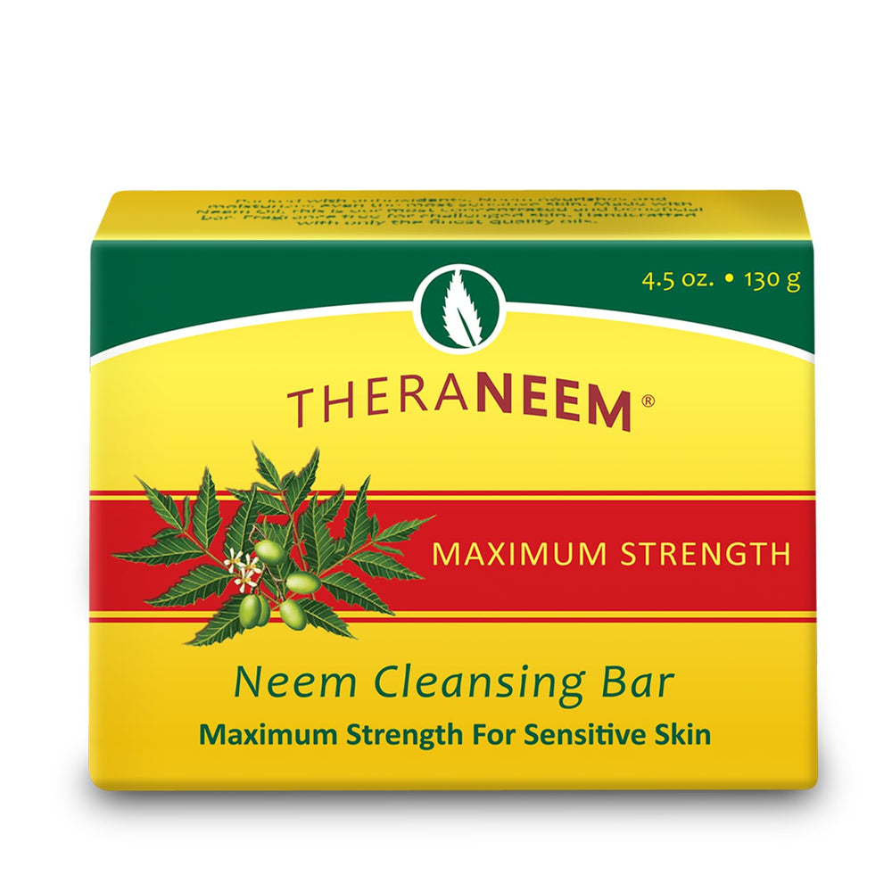 TheraNeem barre nettoyante à huile neem 20% pour peau sensible