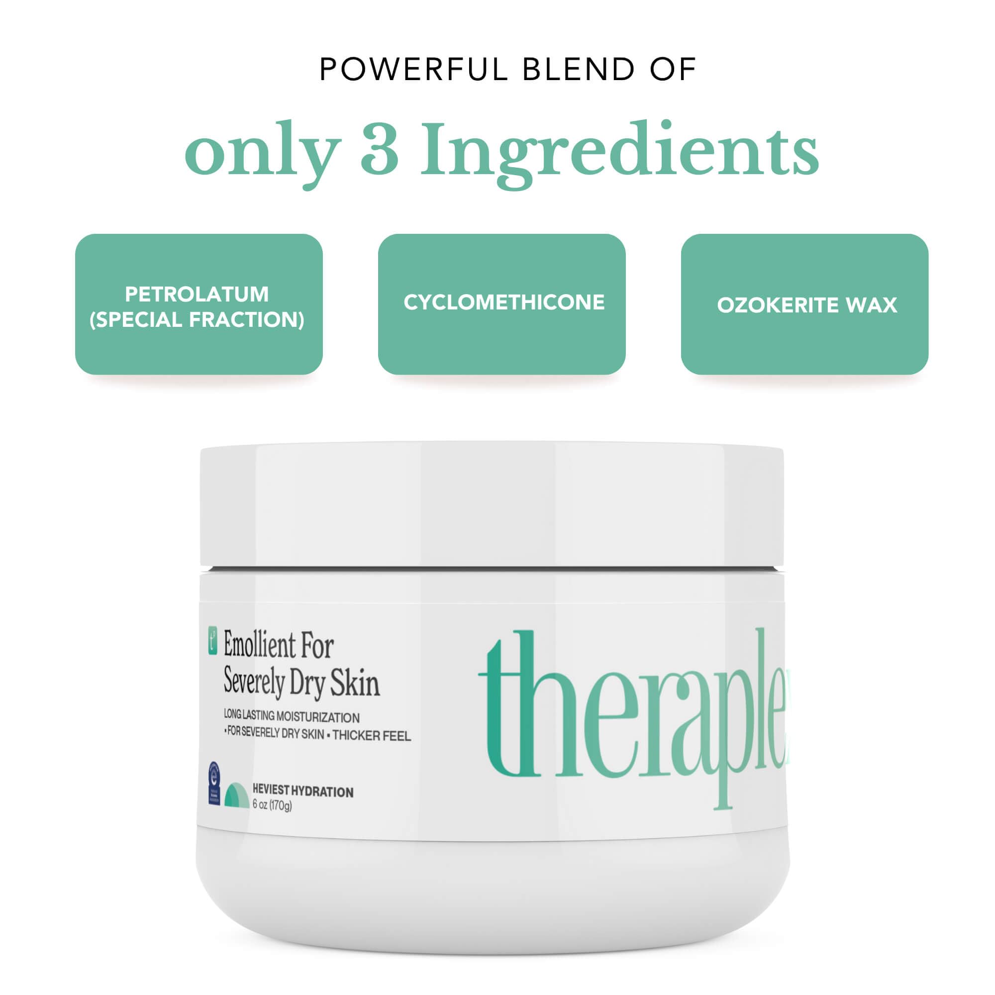 Theraplex Crème émolliente – ingrédients premium et efficacité ciblée.
