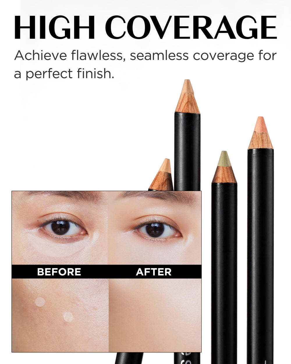 Utilisation multifonctions THESAEM concealer pour corrections fines et détails