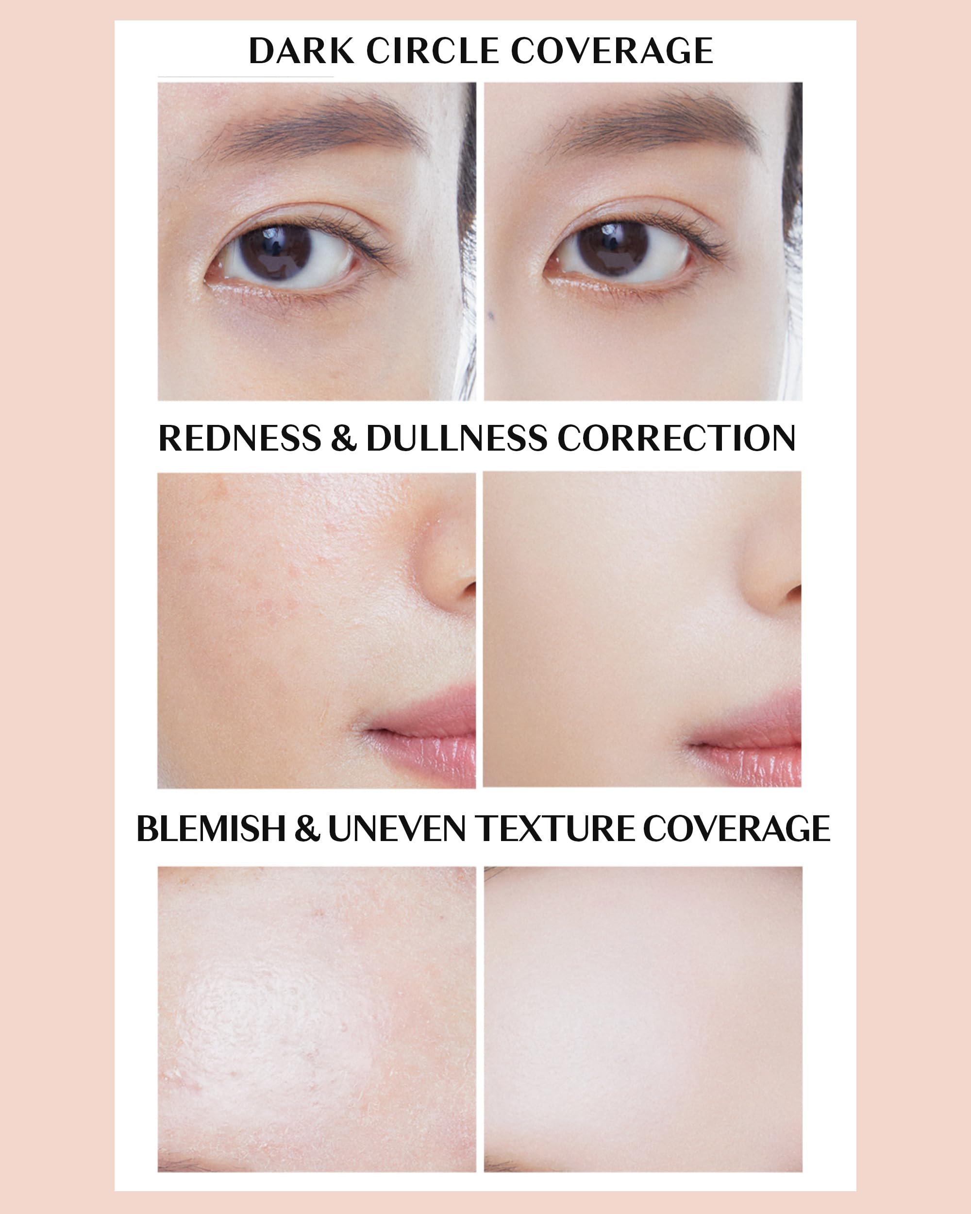 THESAEM Cover Perfection Concealer Palette shade for dark circles demonstrated.