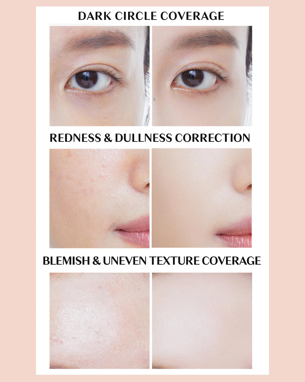 THESAEM Cover Perfection Concealer Palette shade for dark circles demonstrated.