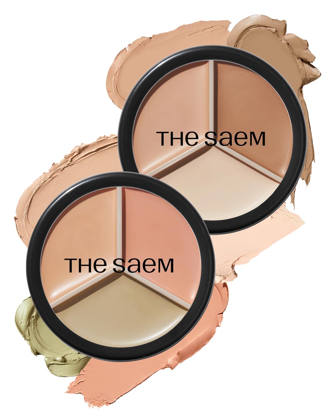 THESAEM Cover Perfection palette 01 Correct Beige, correction des rougeurs et cernes.