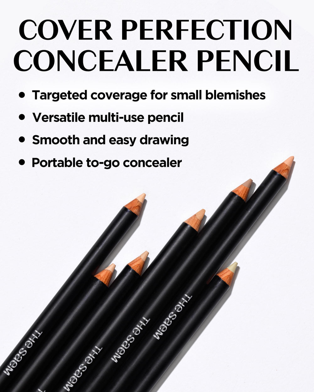THESAEM concealer-stick portable pour retouches rapides en déplacement