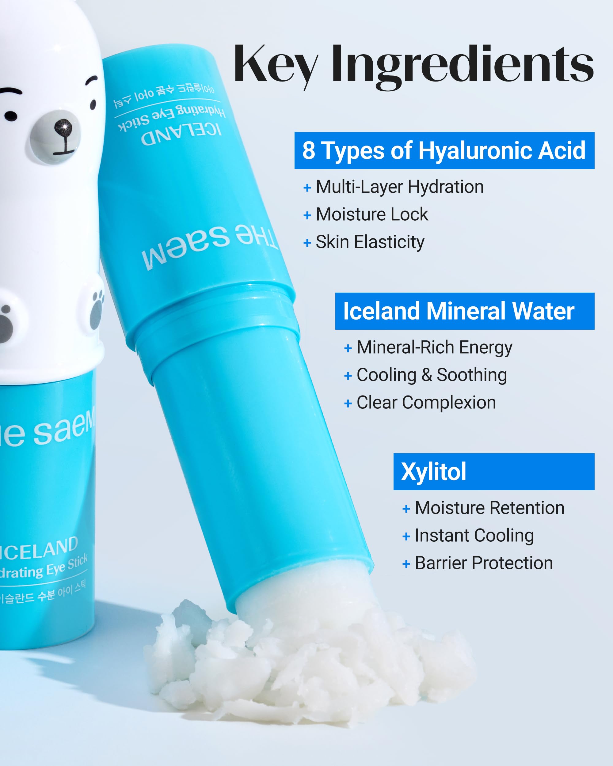THESAEM stick yeux application roller pratique et apaisante