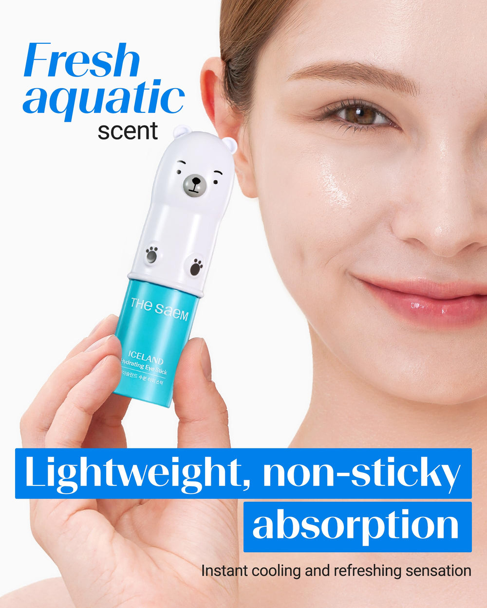 THESAEM stick yeux cap protecteur peut conserver la fraîcheur