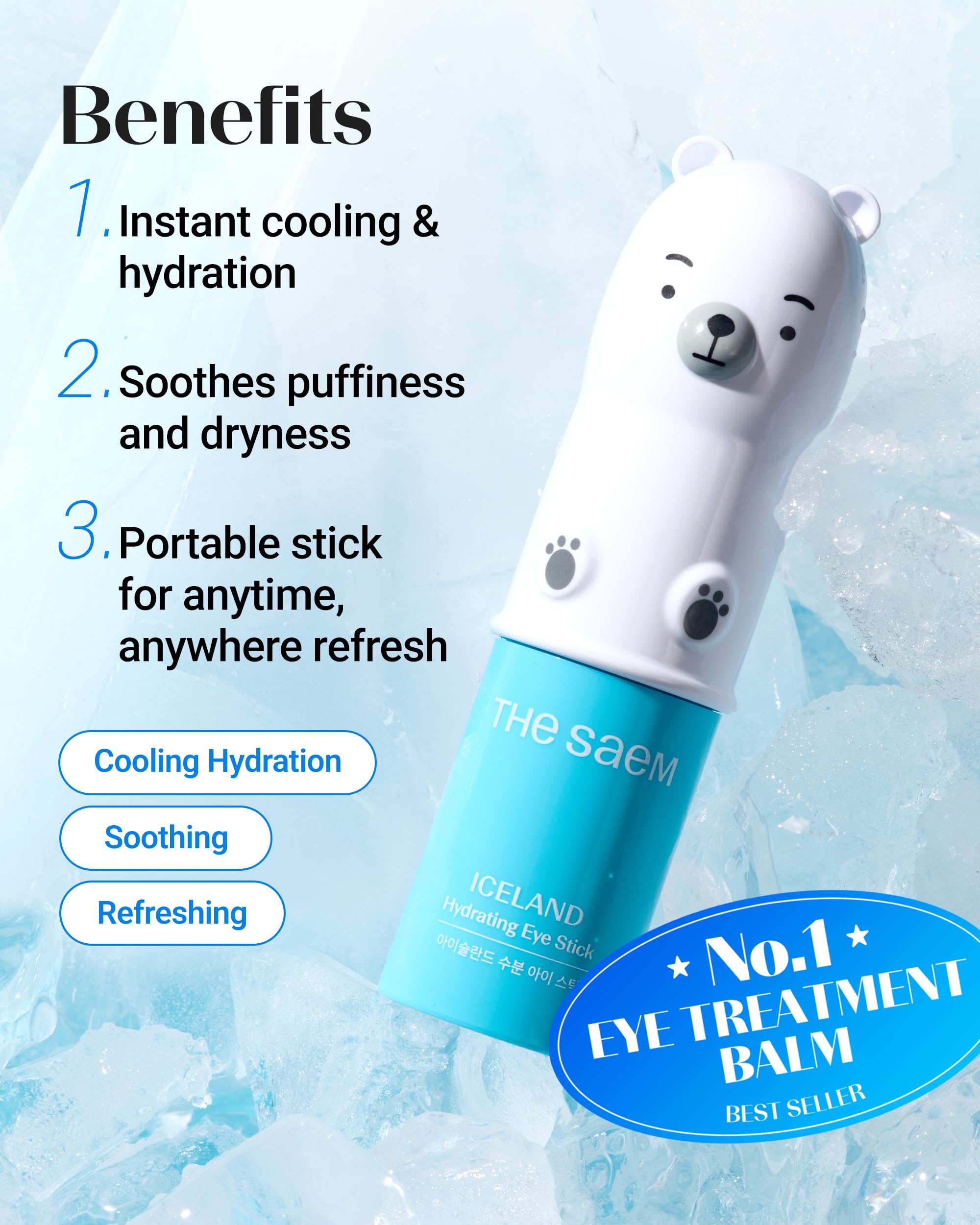 THESAEM stick yeux contour tonifiant pour peau sous les yeux plus ferme
