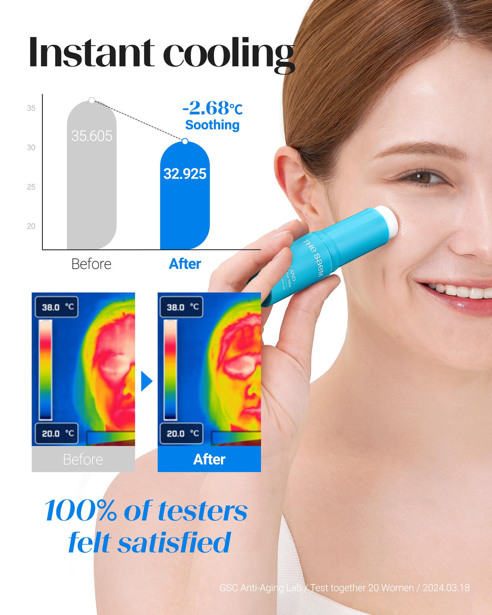 THESAEM stick yeux liftant pour lisser les ridules
