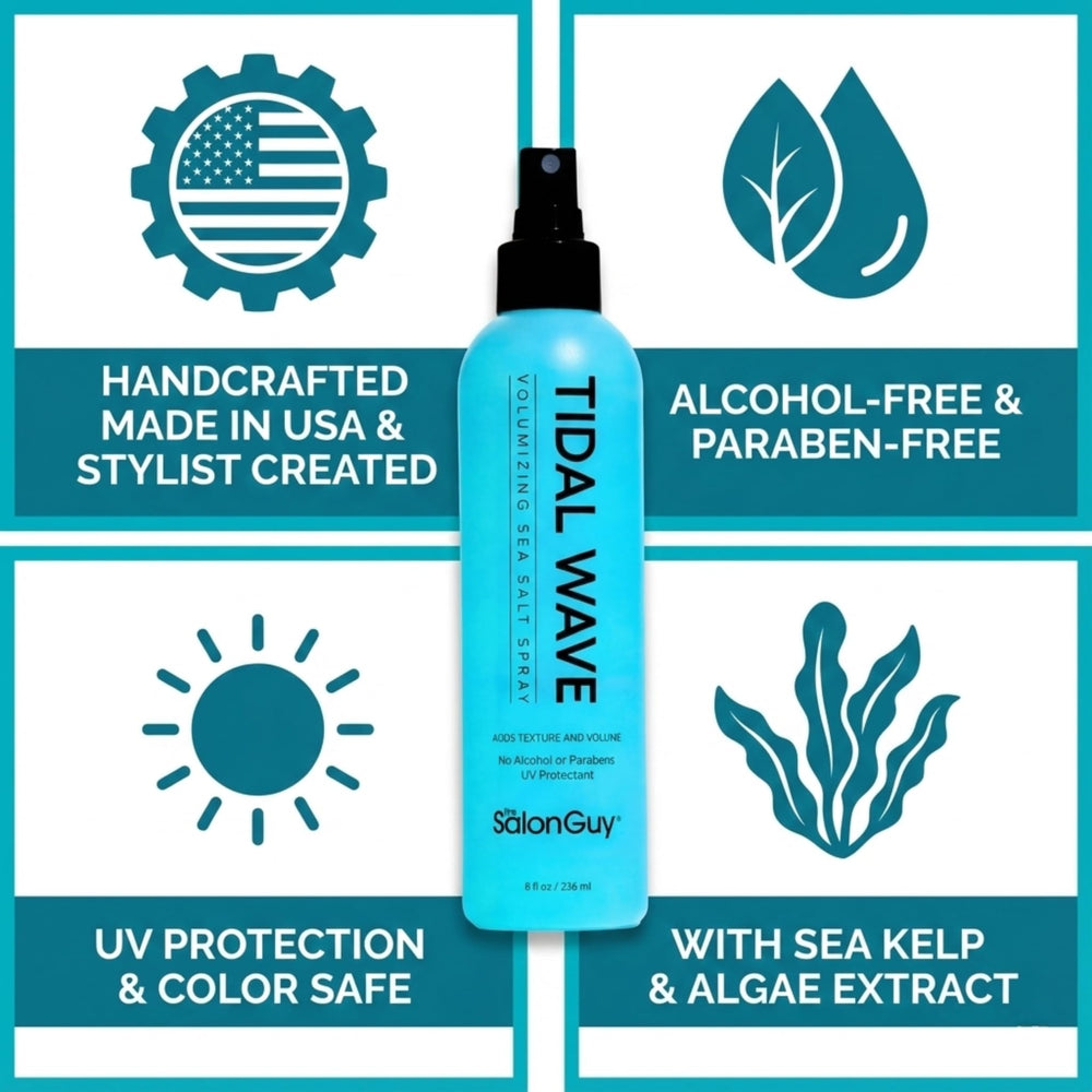 THESALONGUY Tidal Wave finition-matte avec tenue flexible et naturelle.