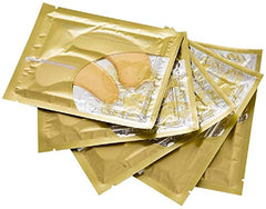 Masque levres Theshiry cristal collagene dore pour hydratation et souplesse.