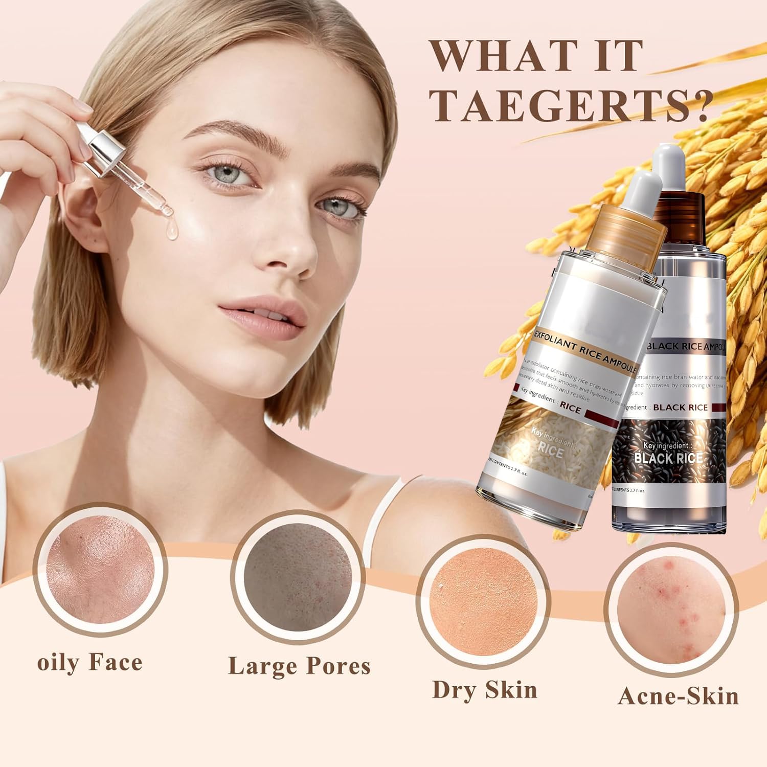 THESHYING purification-pores-riz-noir — pores visiblement réduits après utilisation