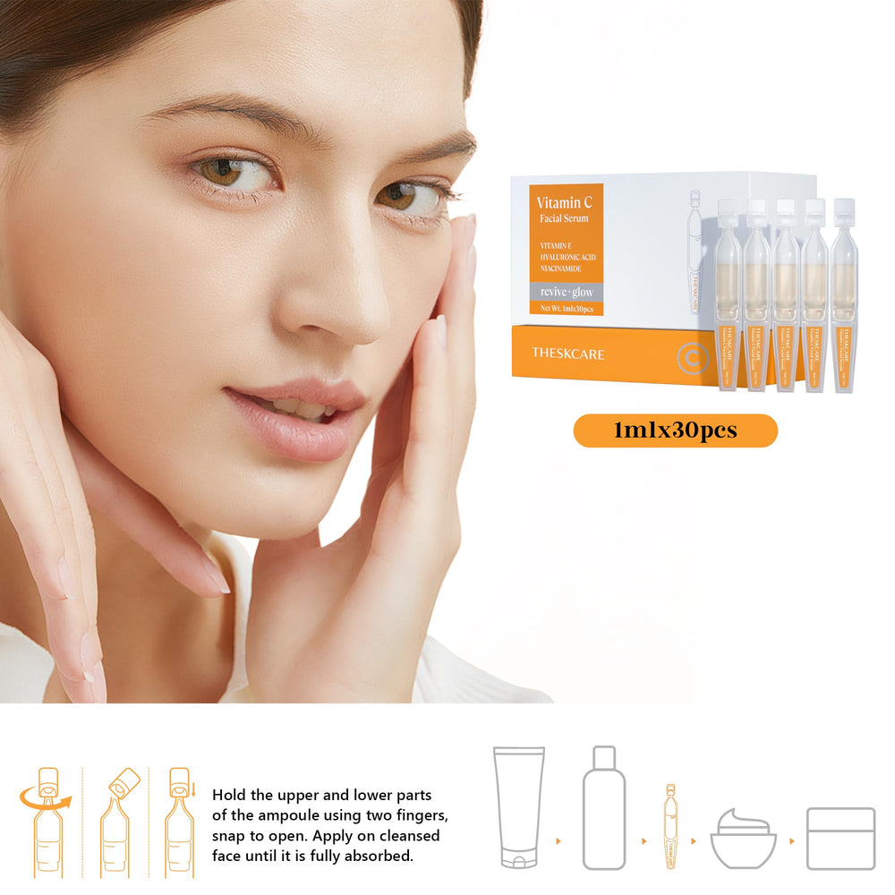 THESKCARE Ampoules sans parfum – routine quotidienne douce