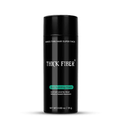 Thick Fiber bottle side view for easy on-the-go coverage.