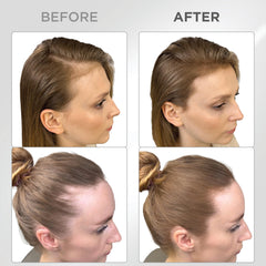 Thick Fiber concealer cheveux minces sur ligne des cheveux, densité visuelle.
