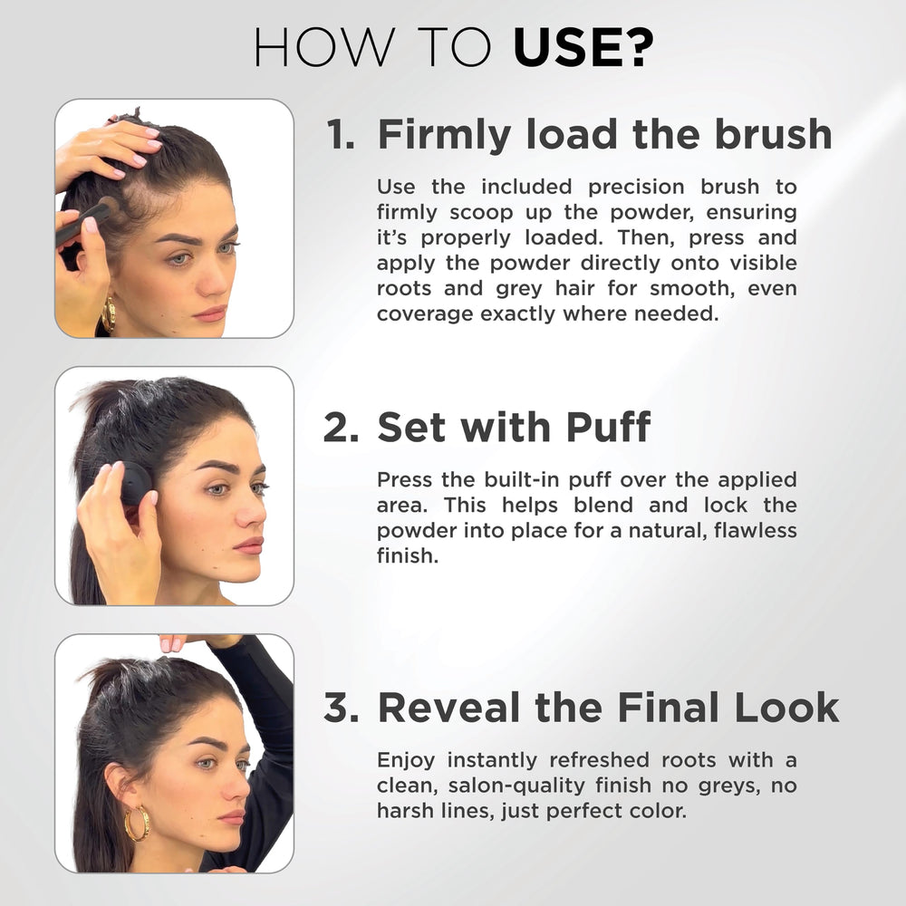 Résultat naturel et plus dense grâce à Thick Fiber pour cheveux visiblement plus fournis.
