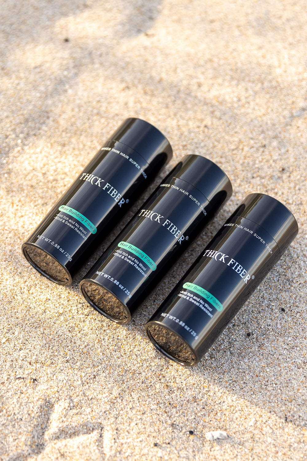Thick Fiber – Pack de 3 noir, solution économique.