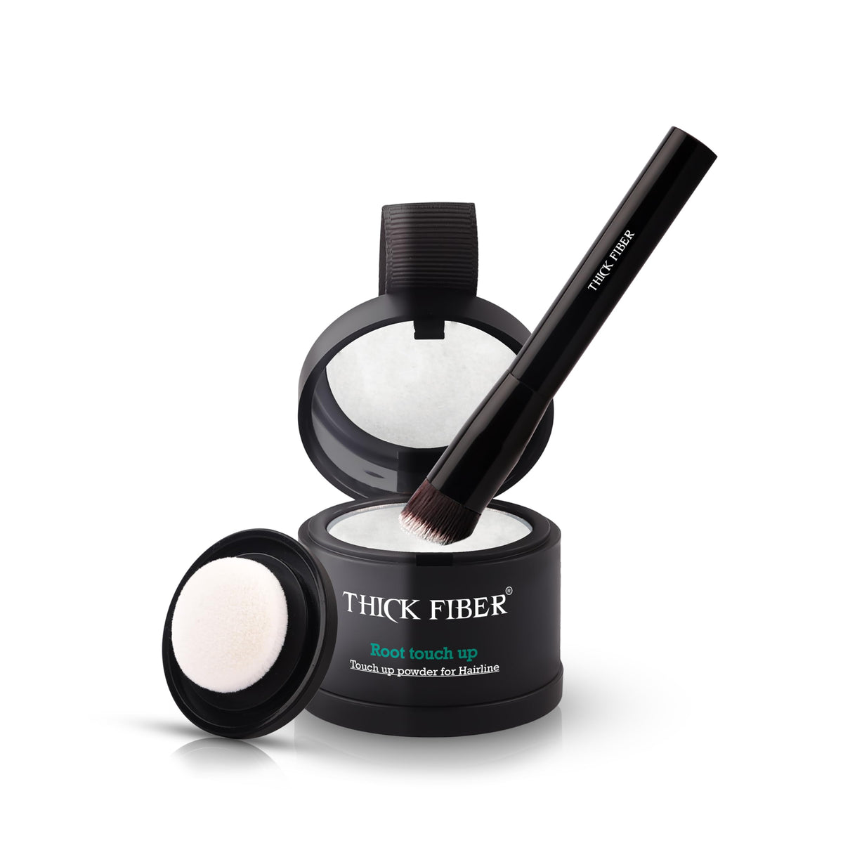 Thick Fiber poudre racines pour camoufler les racines et cheveux clairsemés