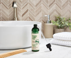 Thicker Fuller Hair – Application massage du cuir chevelu pour hydratation.