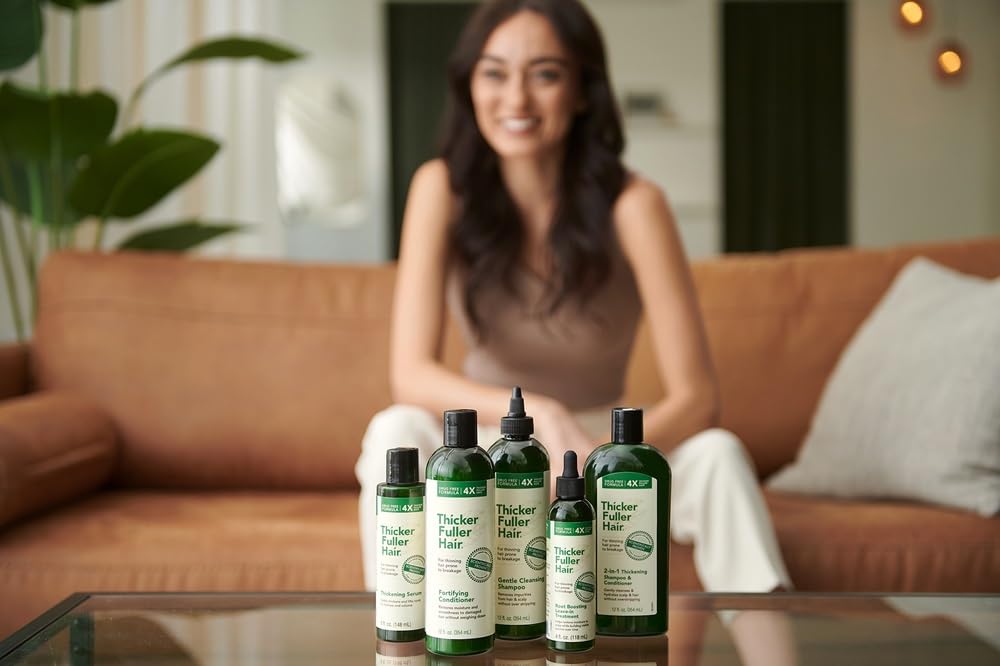 Thicker Fuller Hair – Potentiel d’augmentation de volume après usage régulier.