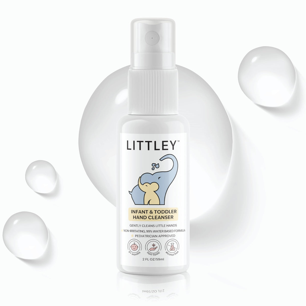 Think Smarter Products Littley HOCl spray 2oz – nettoyage rapide des mains sans rinçage