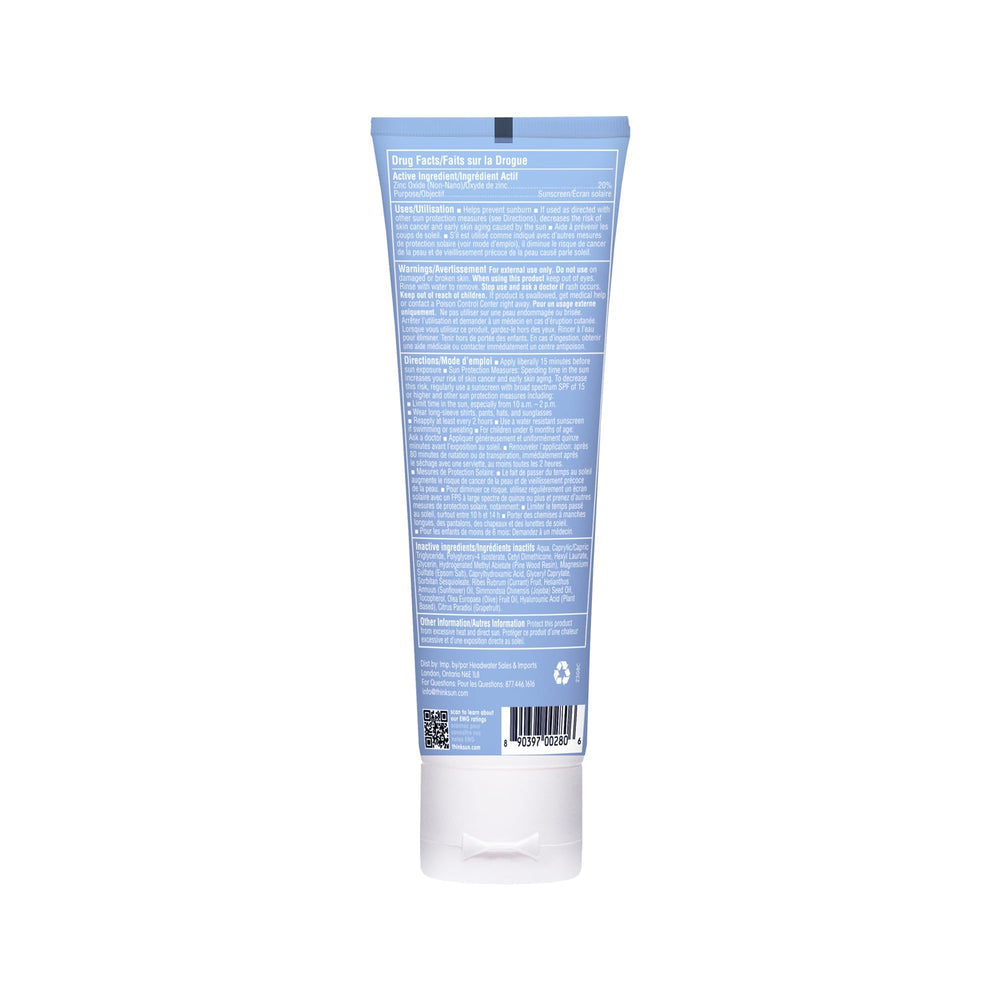 Thinksport SPF 50 Plus image de deux tubes, format voyage pratique.