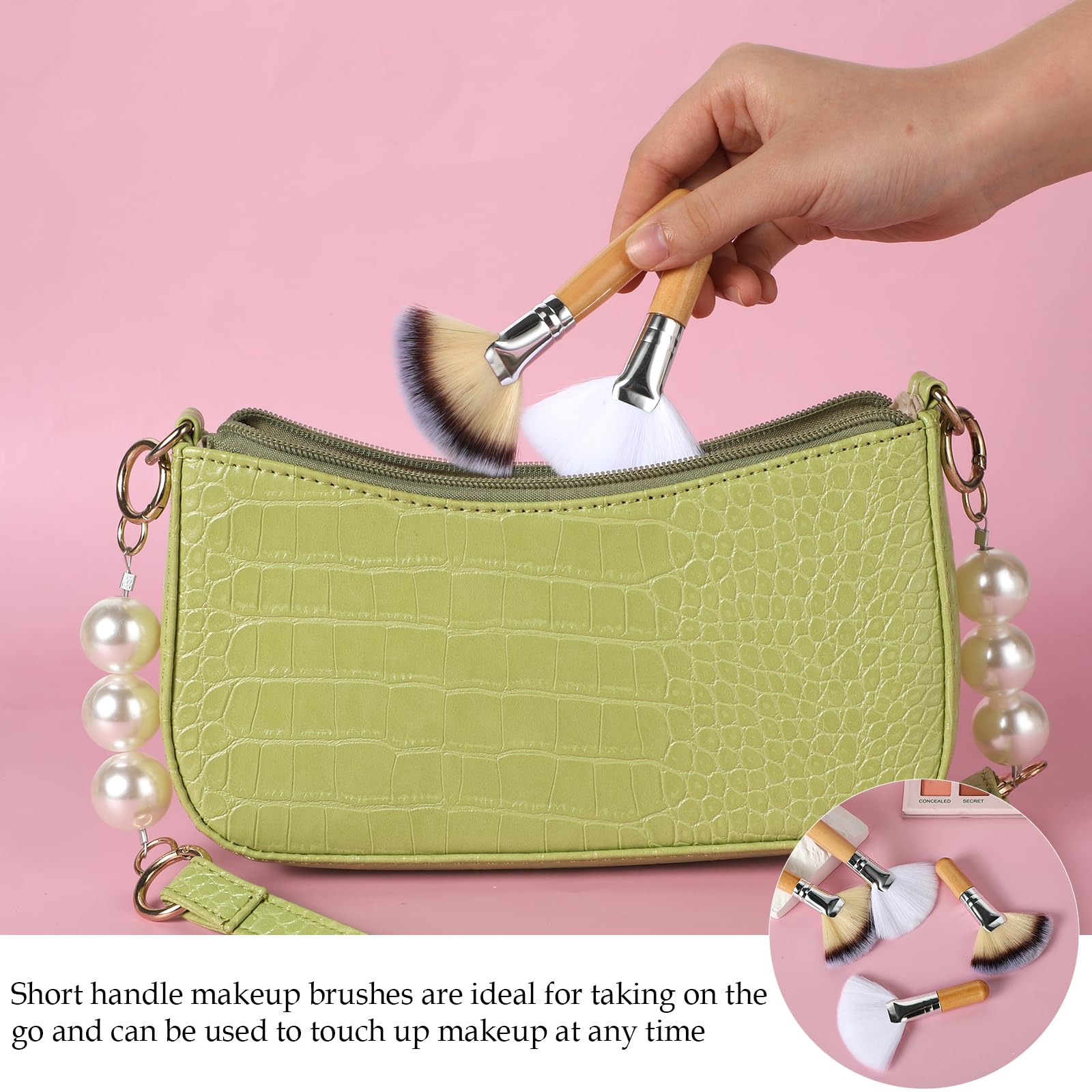 Thinp poils doux pour pinceau visage, douceur sur la peau lors de l’application.