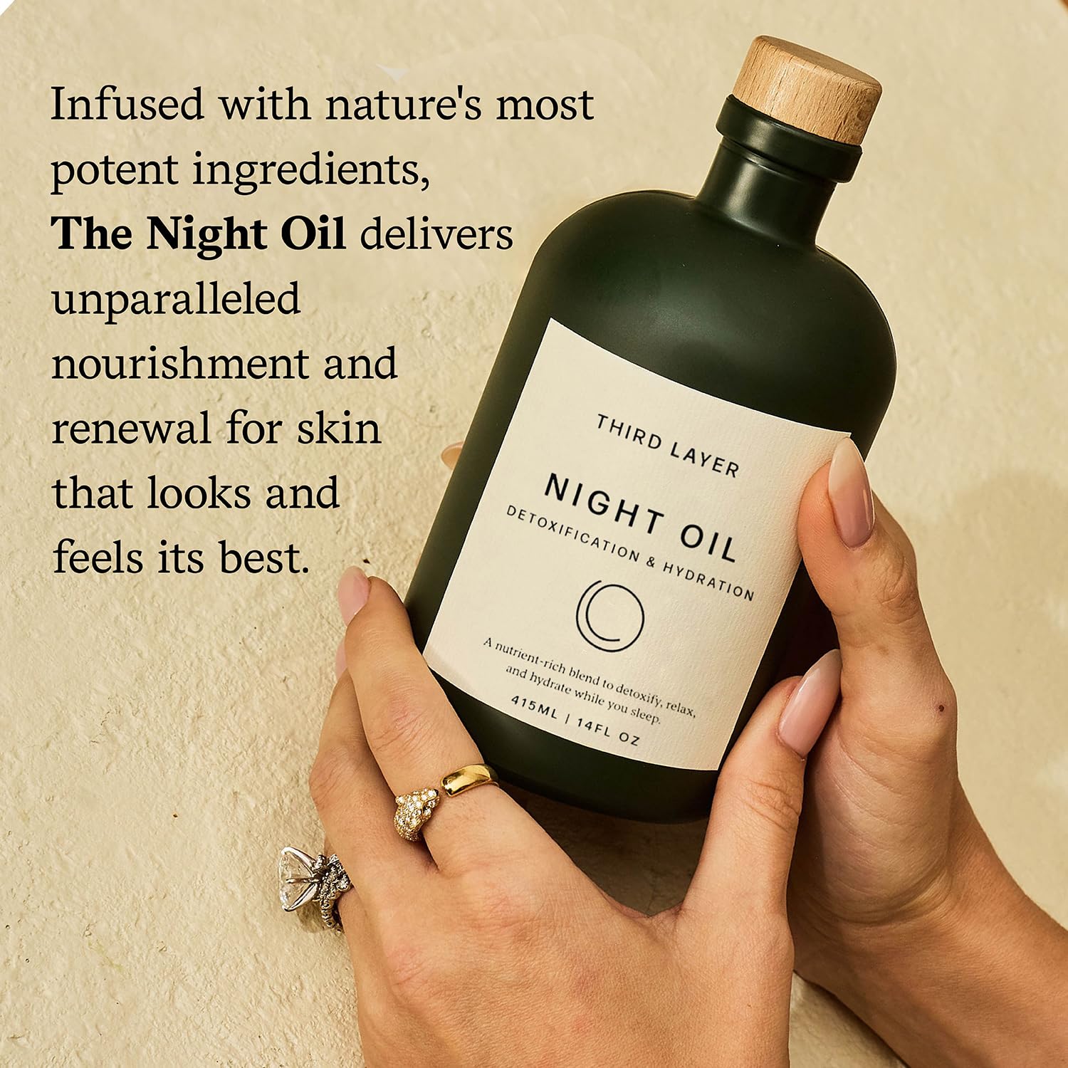 Third Layer Night Oil: massage du cou et des épaules, routine du soir