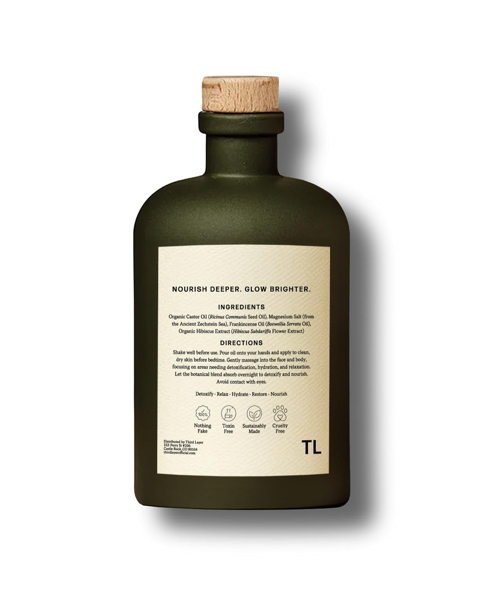 Third Layer Night Oil: rituel nocturne apaisant prêt à être utilisé