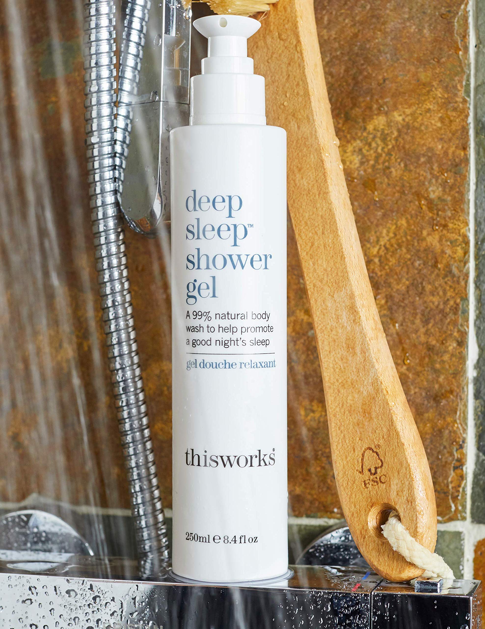 THISWORKS Gel Douche Sommeil Profond – huile de coco hydratante.