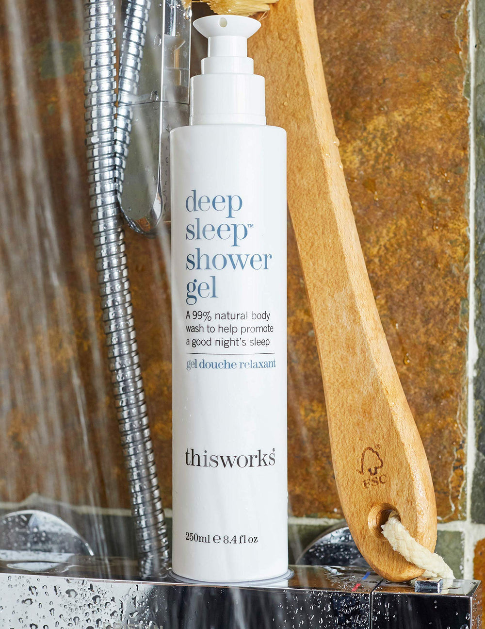 THISWORKS Gel Douche Sommeil Profond – huile de coco hydratante.