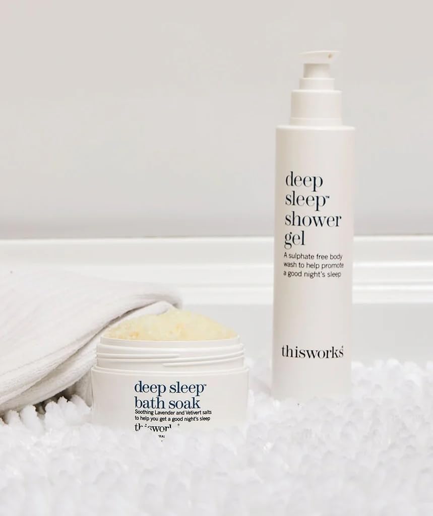 THISWORKS Gel Douche Sommeil Profond – mousse onctueuse et parfum léger.