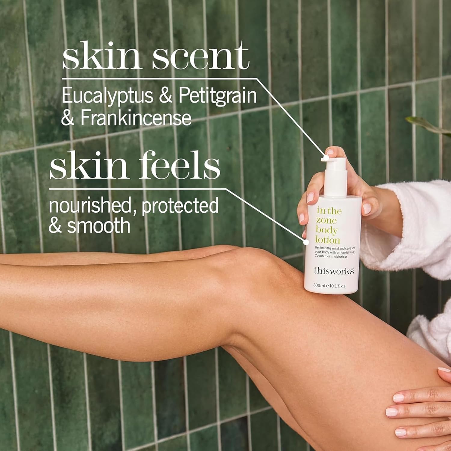 THISWORKS In The Zone Gel Douche, feuilles eucalyptus visibles apportant de l energie