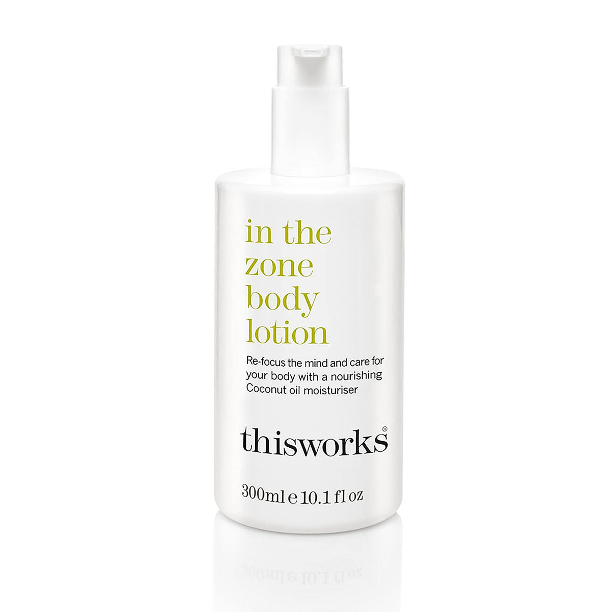 THISWORKS In The Zone – Bouteille de lotion corps, hydratation efficace pour peau douce.