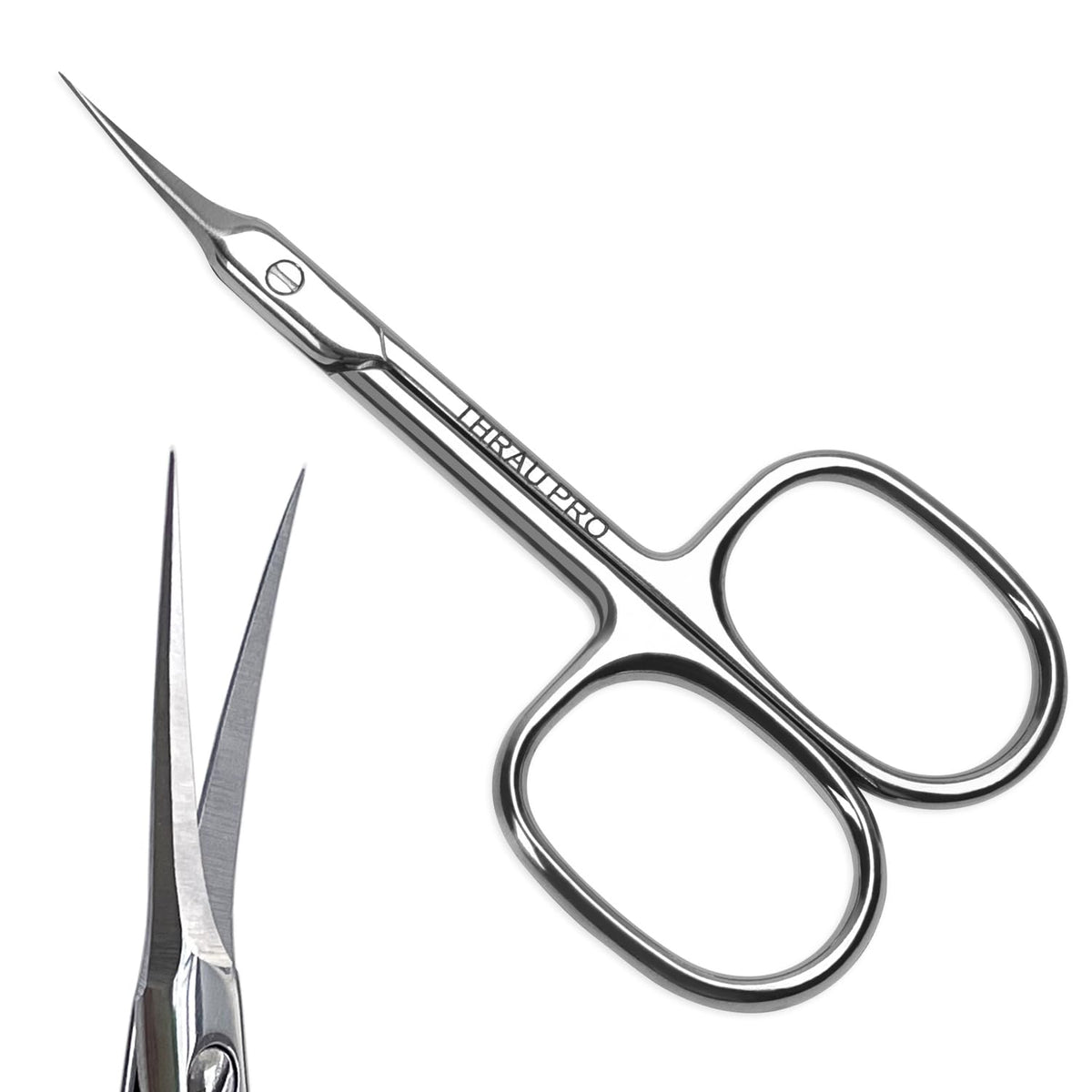 THRAU ciseaux-cuticule extrafine: pointe précise pour soins des ongles à domicile