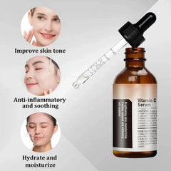 Sérum THUIOP vitamine C et acide hyaluronique — texture légère et absorption rapide.
