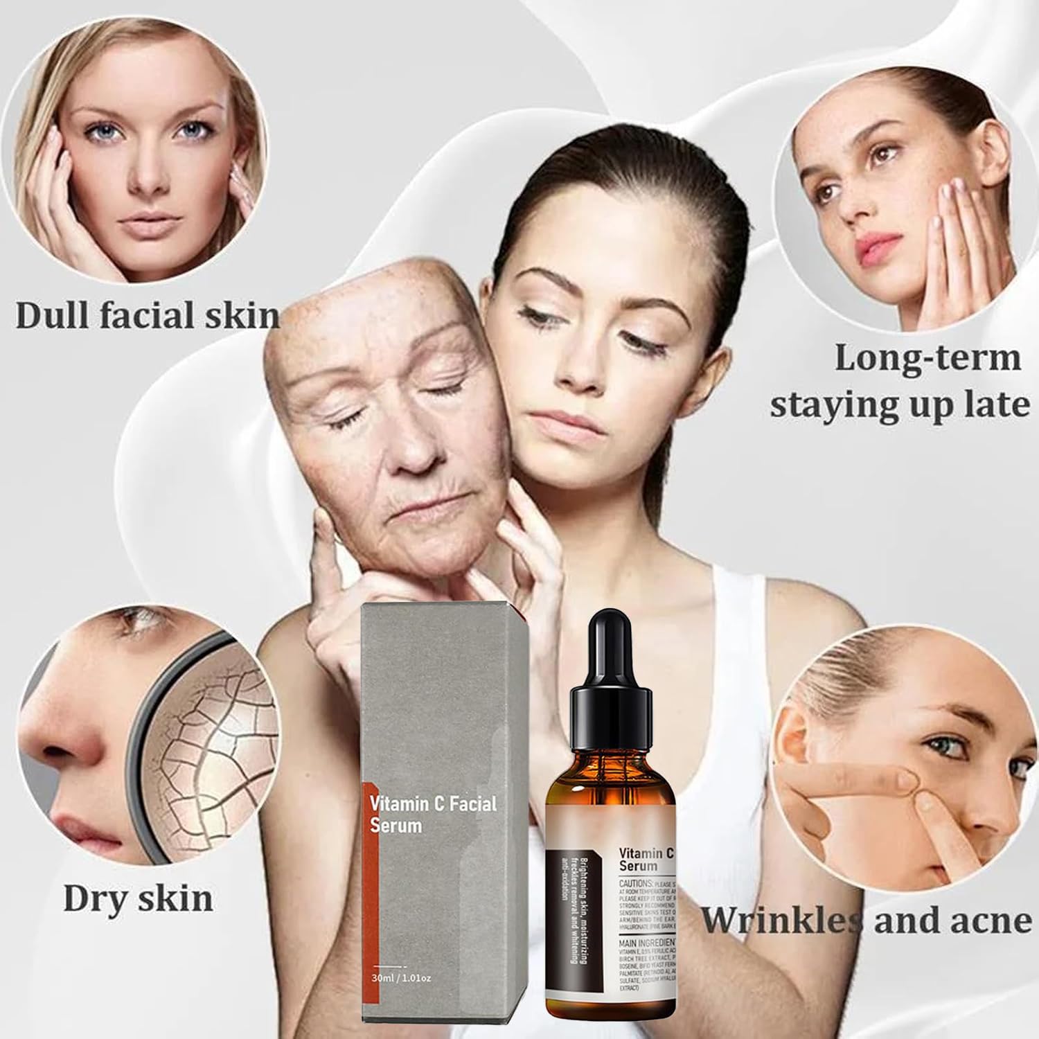 THUIOP sérum vitamine C — aide à atténuer les taches et uniformiser le teint.