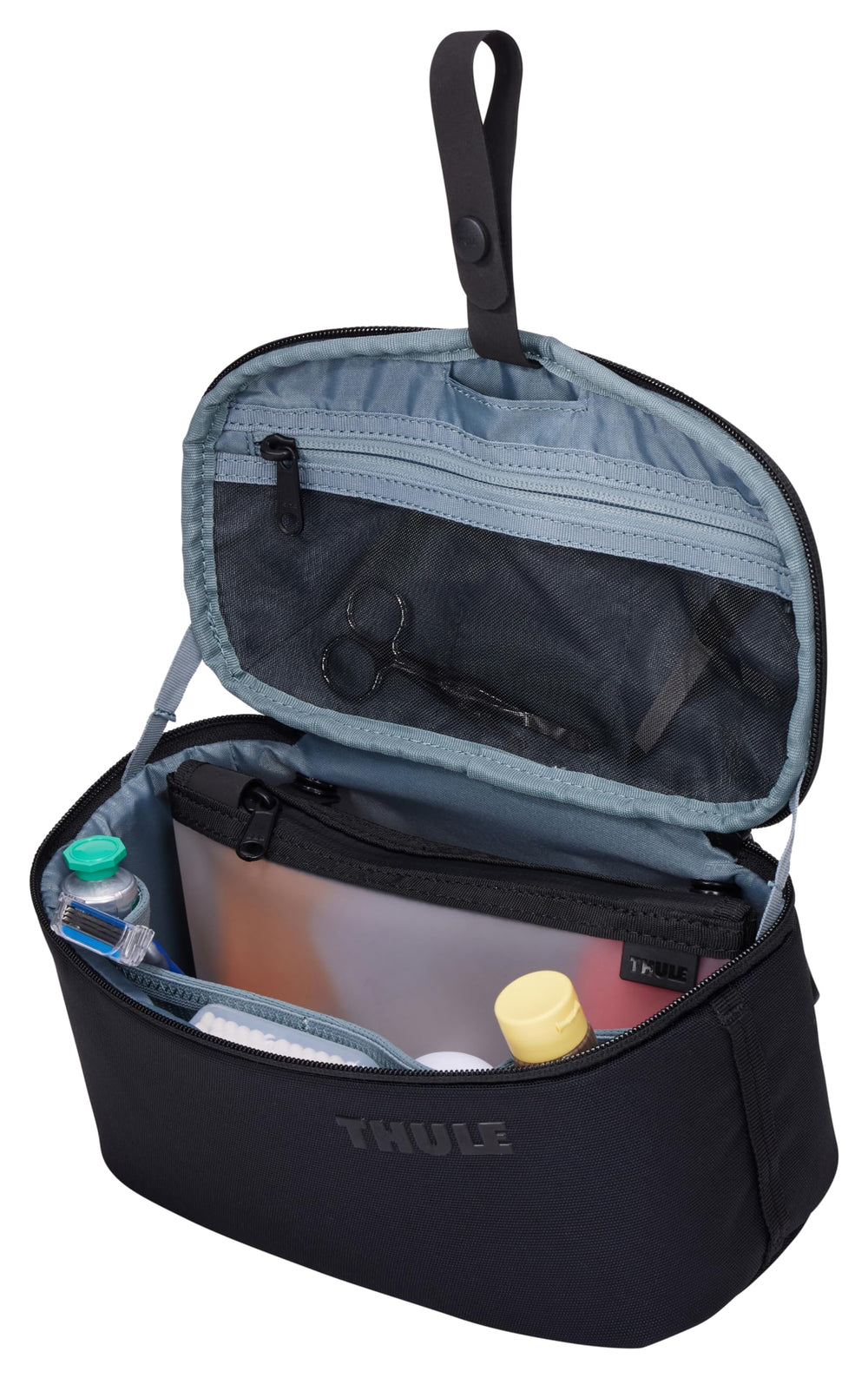 Trousse Thule Subterra, poche maille interne pour l'organisation.