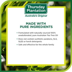 Application main de la crème Thursday Plantation, soulagement doux des petites plaies