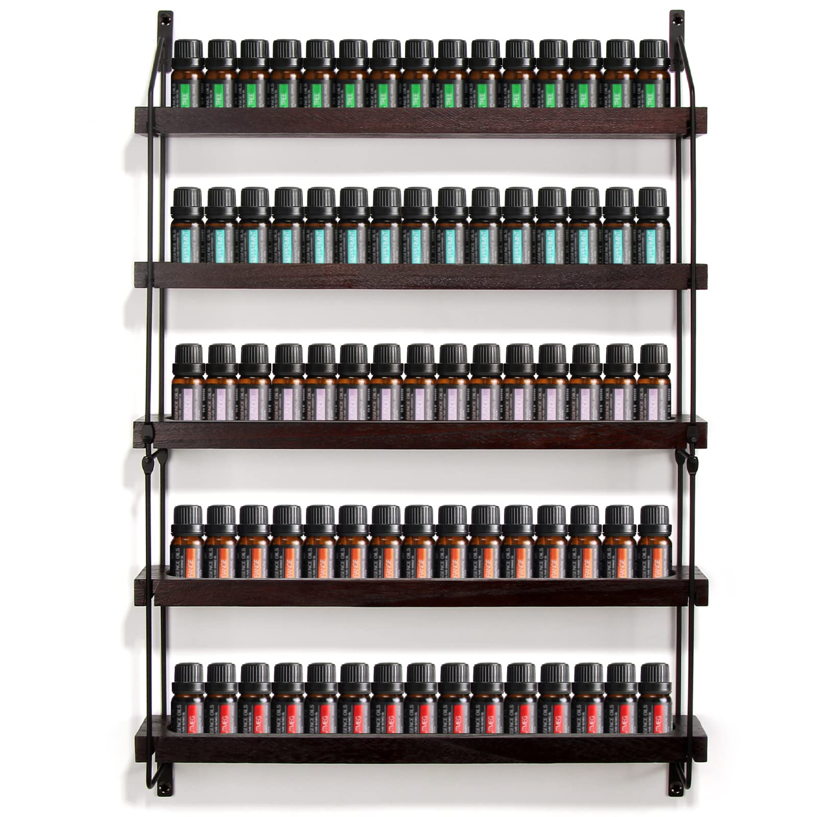 THYGIFTREE étagère bois pour huiles essentielles, affichage clair et accessible.