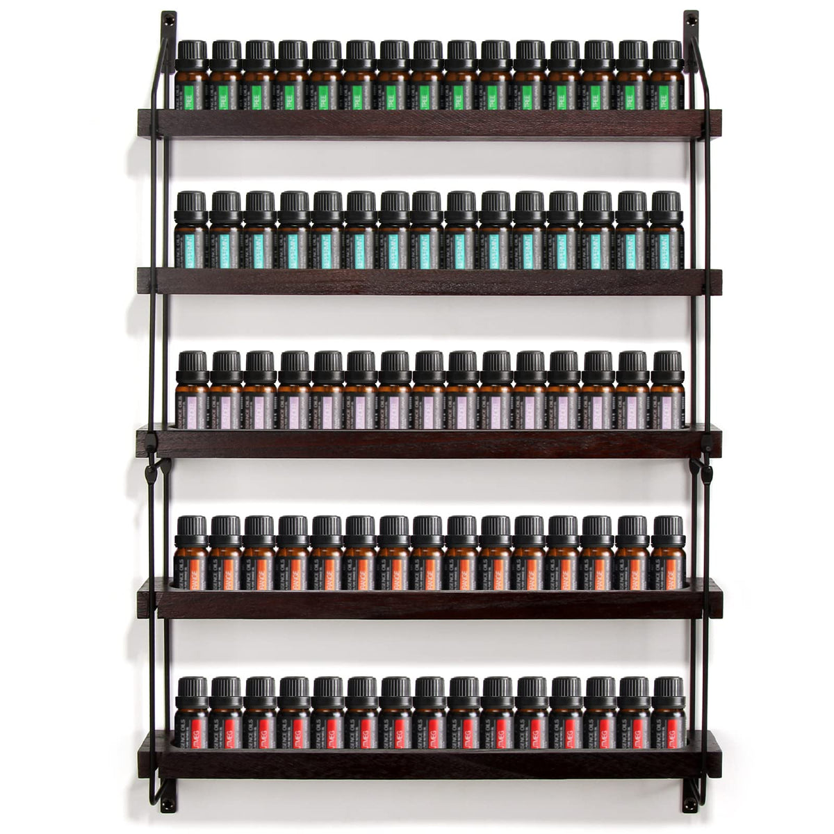 THYGIFTREE étagère bois pour huiles essentielles, affichage clair et accessible.
