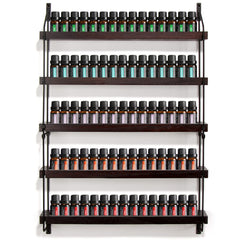 THYGIFTREE étagère bois pour huiles essentielles, affichage clair et accessible.