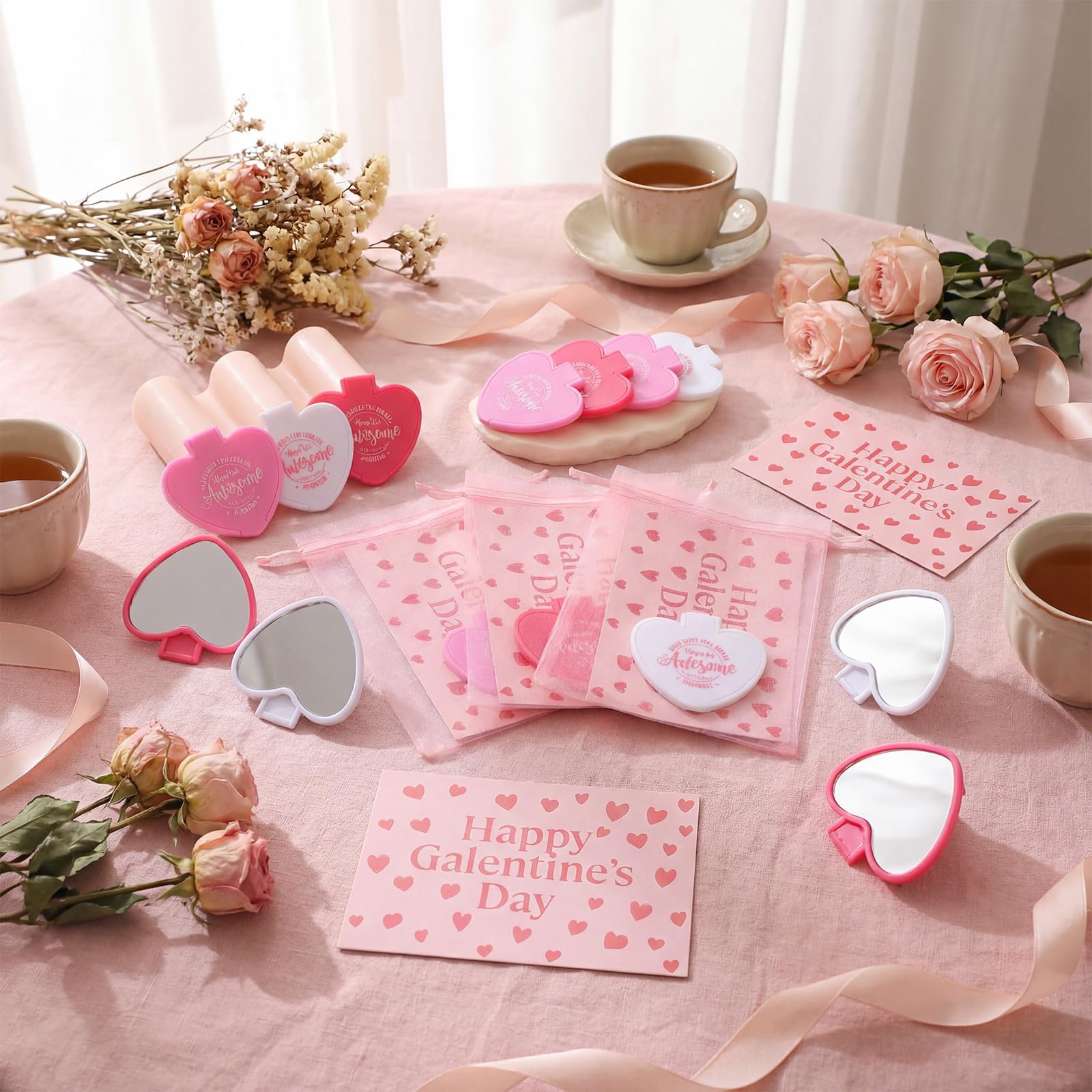Thyle Ensemble Saint-Valentin – miroirs, cartes et organza pour offrir.