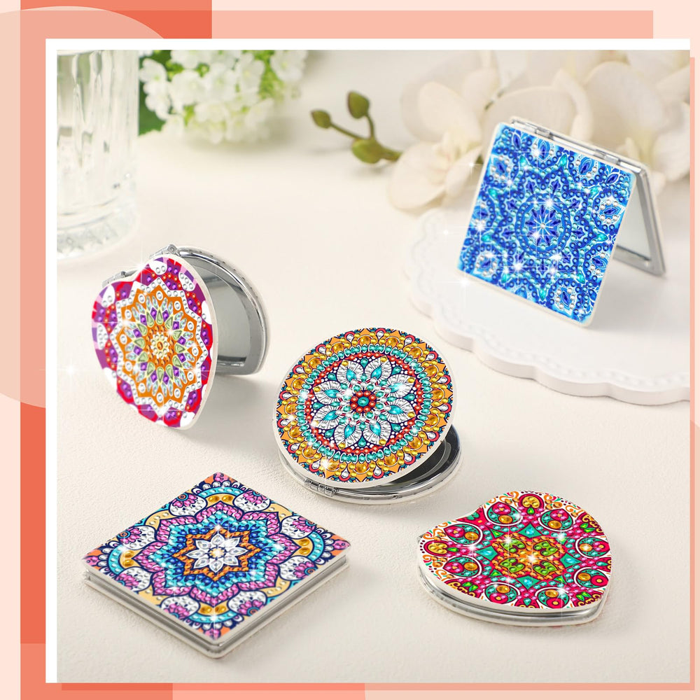 Miroir Thyle diamant carré 2: idéal pour vérifications rapides et apparence soignée