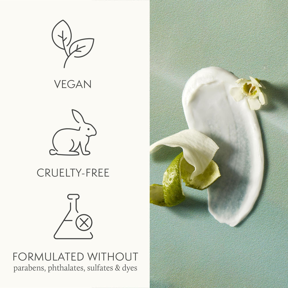 Thymes Crème Mains Restorative – notes bergamot et fleur d'orange.
