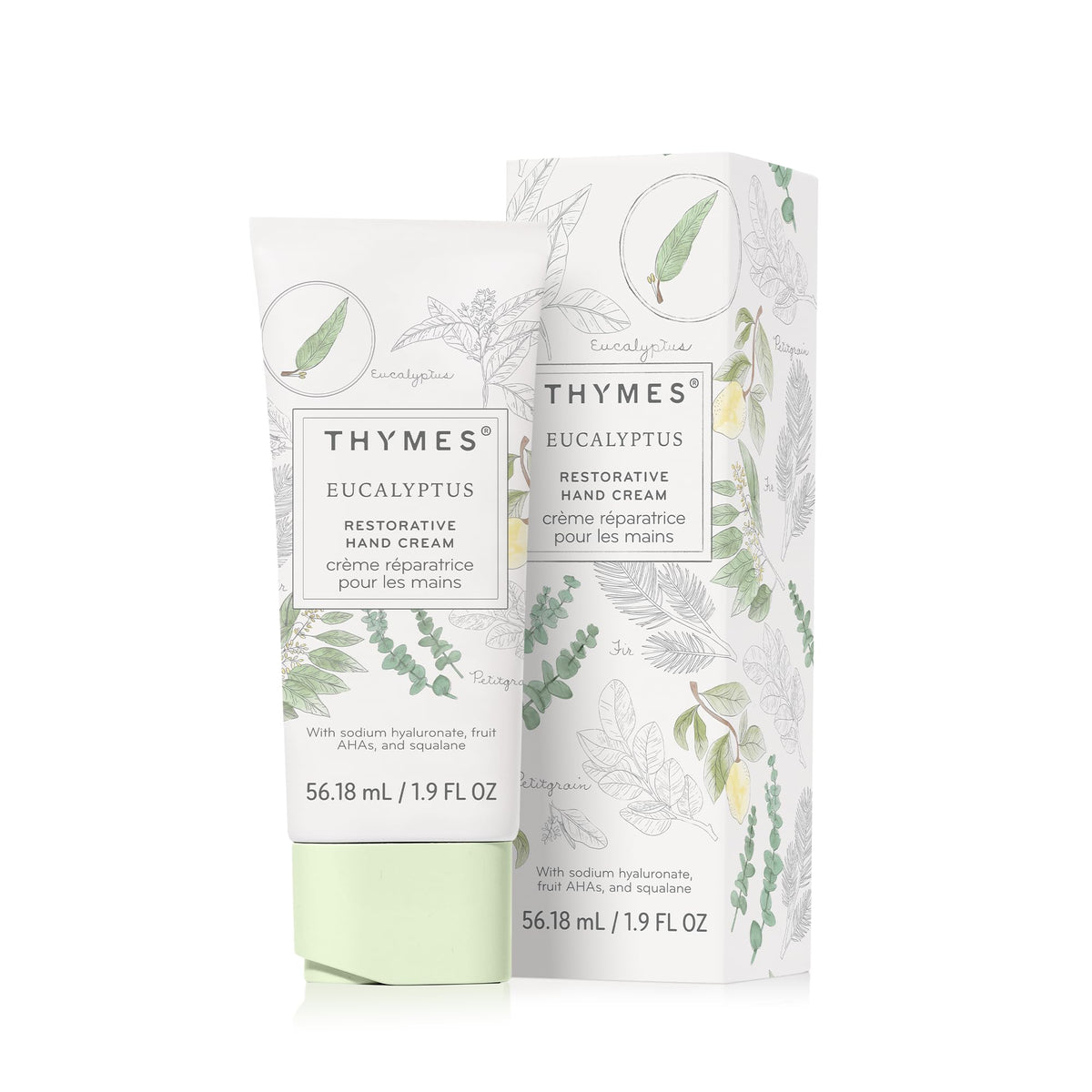 Crème Mains Thymes, tube mince pour hydrater rapidement les mains