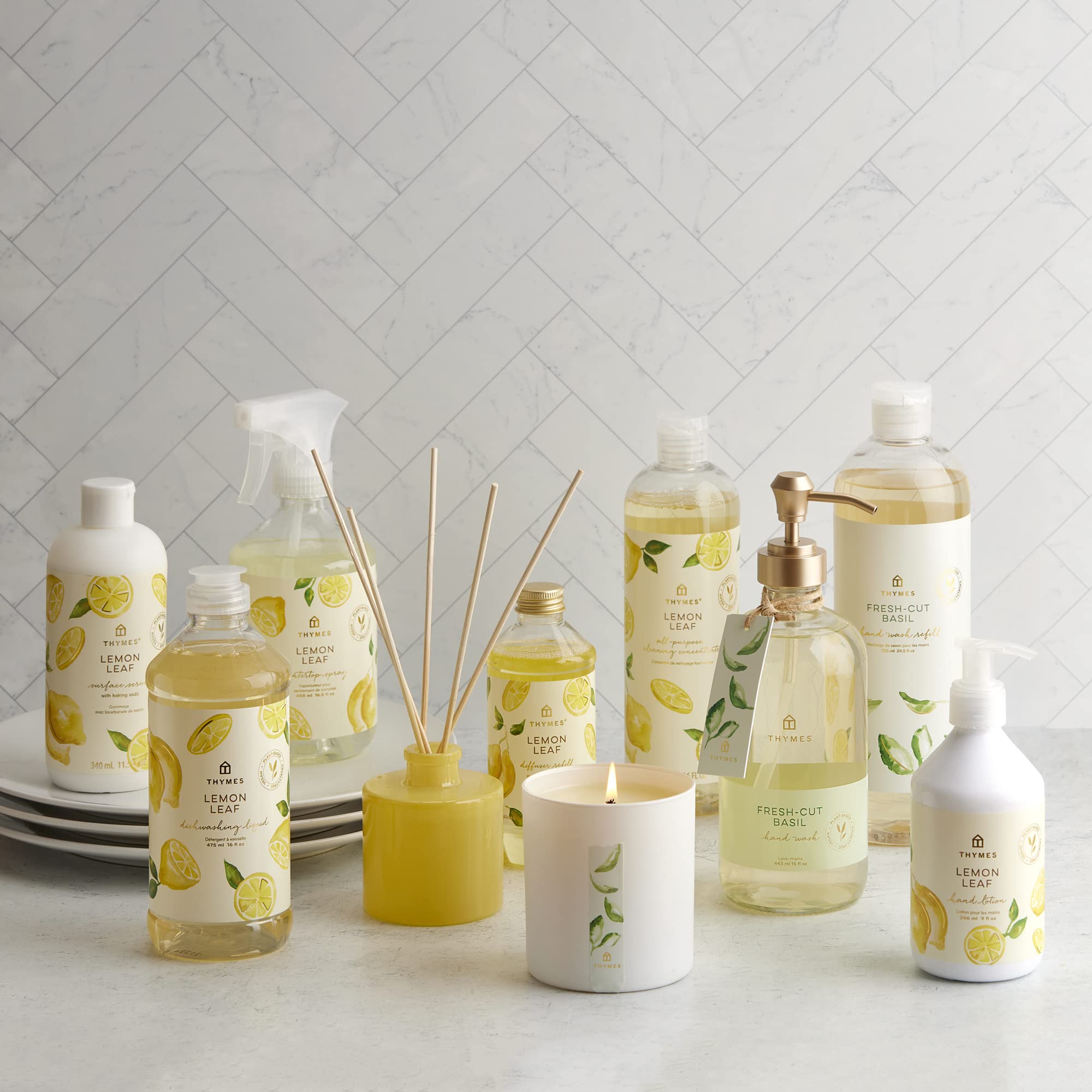Hydratation légère après lavage des mains avec Thymes Basilic.