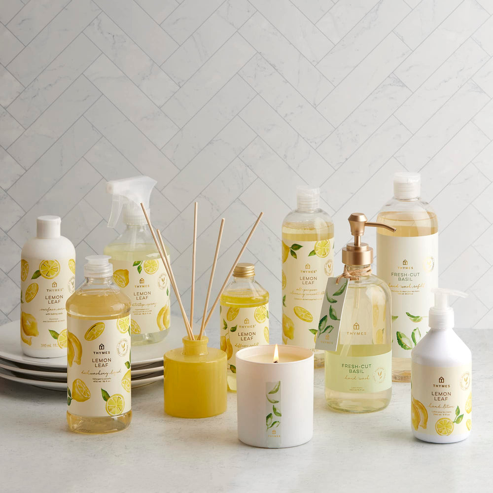 Hydratation légère après lavage des mains avec Thymes Basilic.