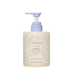Thymes Nourishing Body Cleanser – bouteille-pompe-lavande: expérience douche hydratante et pratique.