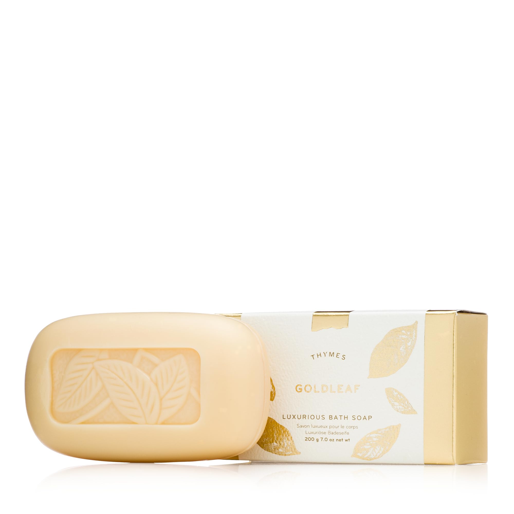 Savon Thymes en barre GoldLeaf avec feuille d’or, parfum Raffiné et usage quotidien.