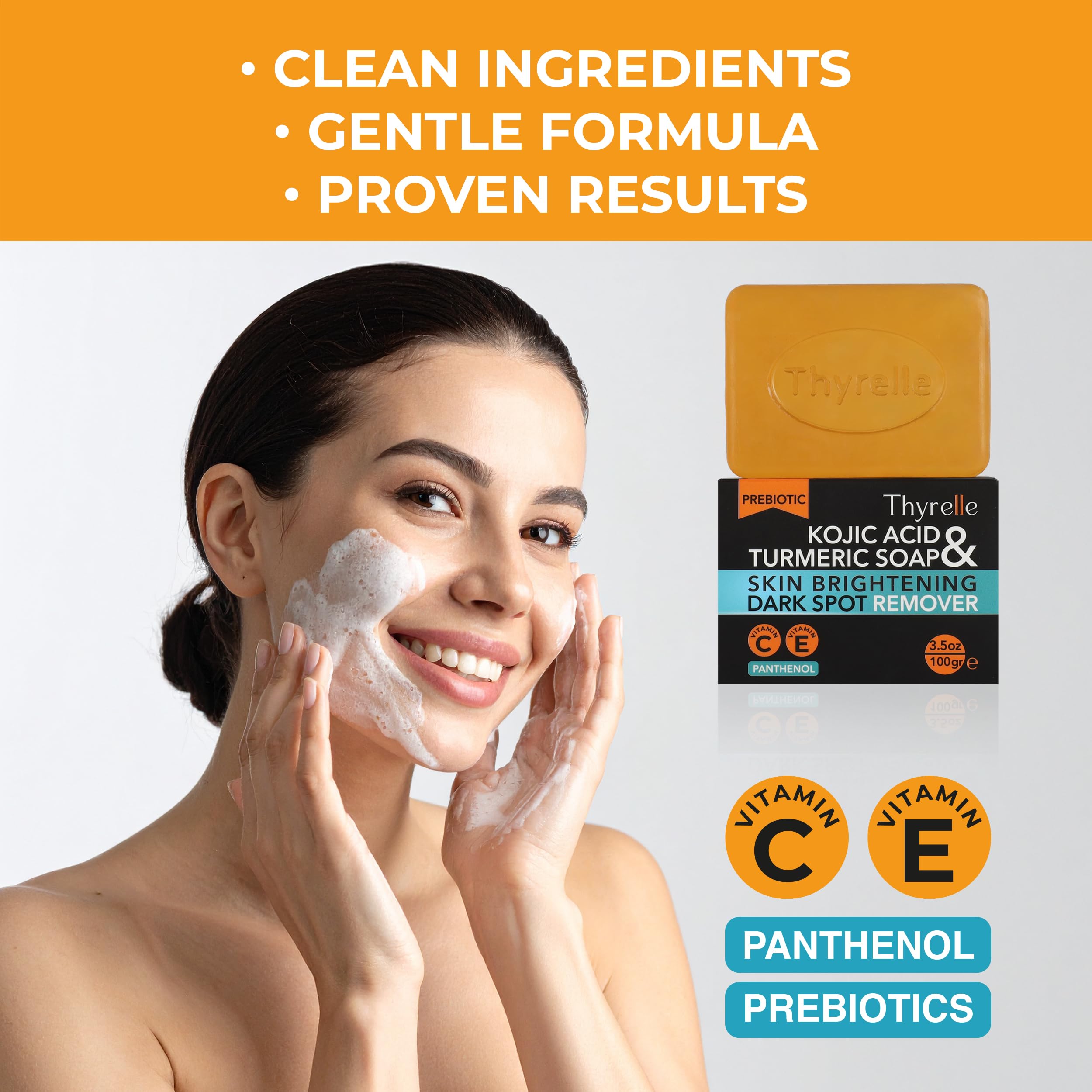Utilisation quotidienne du savon Thyrelle sur visage et corps
